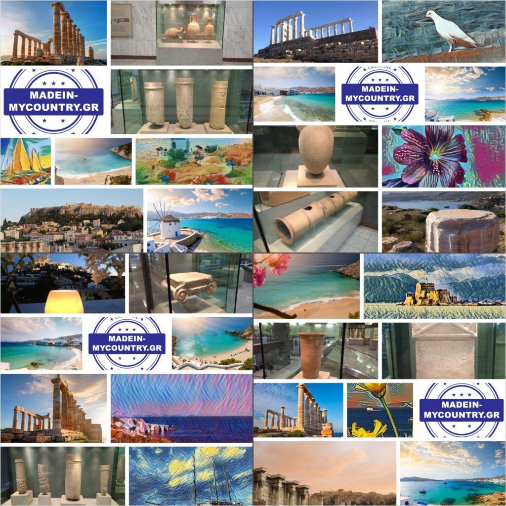 The Aegean sea of Greece (Hellas), Cyprus and the Greek islands!!MadeinMycountry is a global platform that celebrates and supports local history, culture, art, and nature conservation efforts. For two decades, we have been sponsoring local museums, cultural organizations, travel destinations, historical sites, and various cultural events around the world.