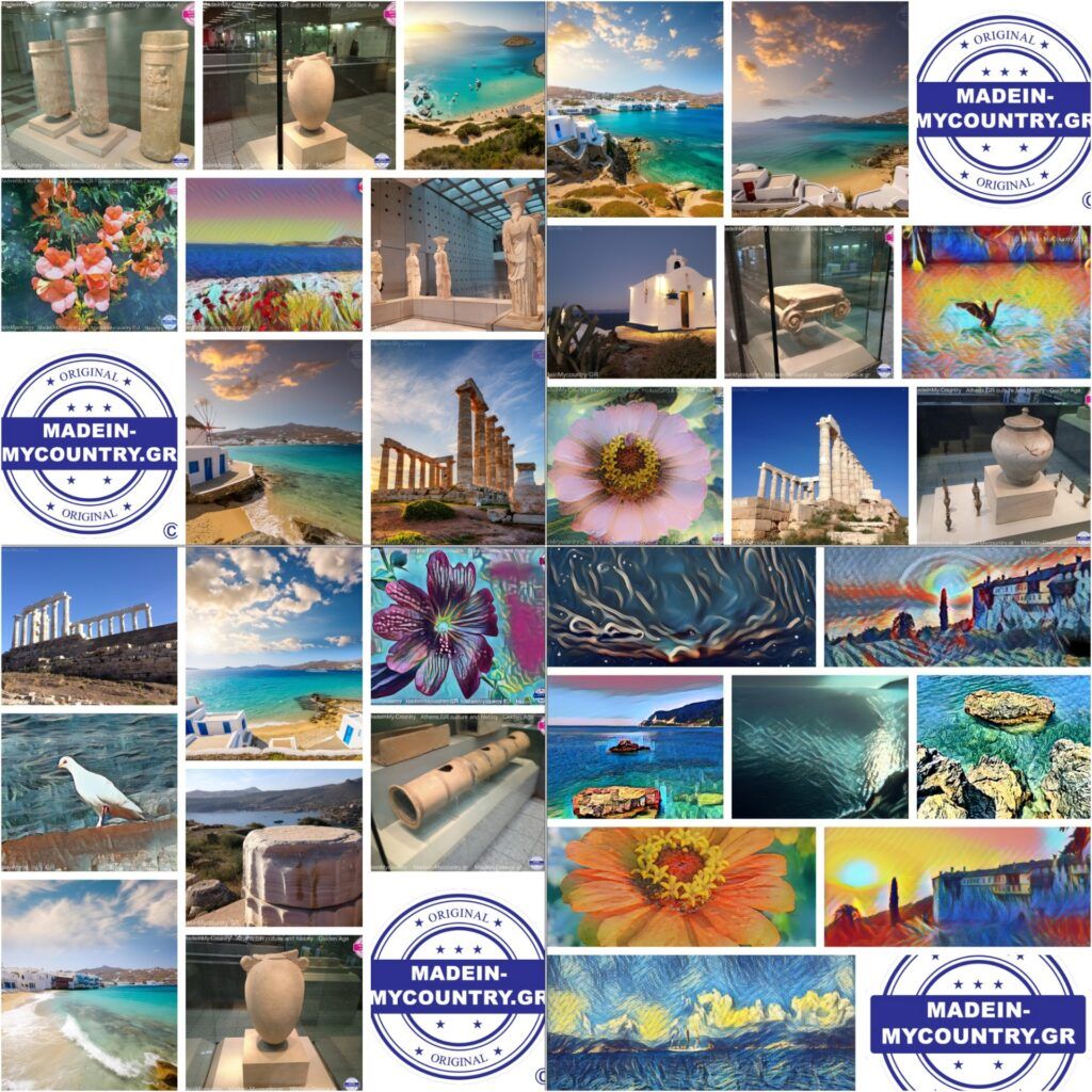 The Aegean sea of Greece (Hellas), Cyprus and the Greek islands!!MadeinMycountry is a global platform that celebrates and supports local history, culture, art, and nature conservation efforts. For two decades, we have been sponsoring local museums, cultural organizations, travel destinations, historical sites, and various cultural events around the world.
