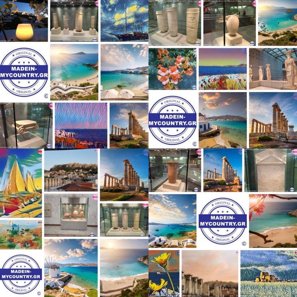 The Aegean sea of Greece (Hellas), Cyprus and the Greek islands!!MadeinMycountry is a global platform that celebrates and supports local history, culture, art, and nature conservation efforts. For two decades, we have been sponsoring local museums, cultural organizations, travel destinations, historical sites, and various cultural events around the world.