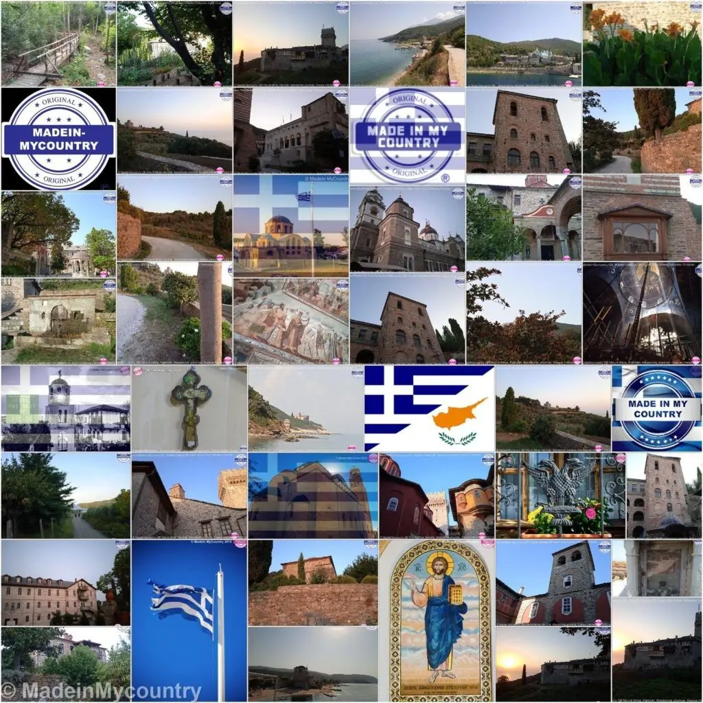 Awe inspiring Agion Oros (Mount Athos) Greek Orthodox Christianity (GR) MadeinMycountry Macedonian province of Greece (Hellas) Άγιον Όρος (Mount Athos) MadeinMycountry is a global platform that celebrates and supports local history, culture, art, and nature conservation efforts.